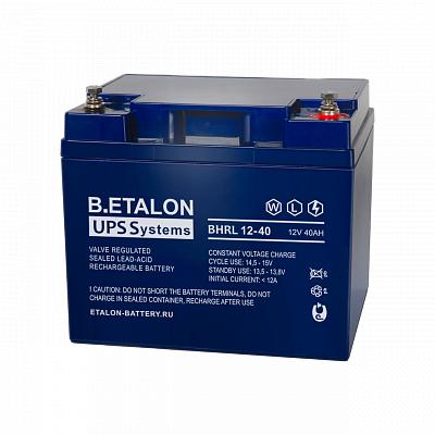 Аккумуляторные батареи ETALON BHRL 12-40