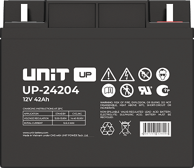 Аккумуляторная батарея UNIT UP-24204