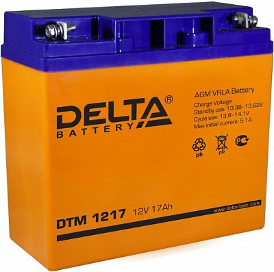 Аккумуляторная батарея Delta DTM 1217