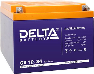 Аккумуляторная батарея Delta GX 12-24