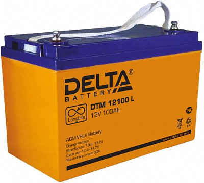 Аккумуляторная батарея Delta DTM 12100 L