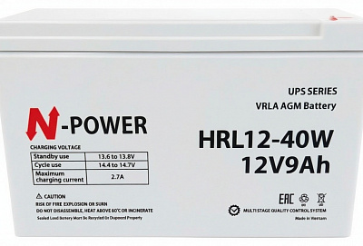 Аккумуляторная батарея N-Power HRL12-40W