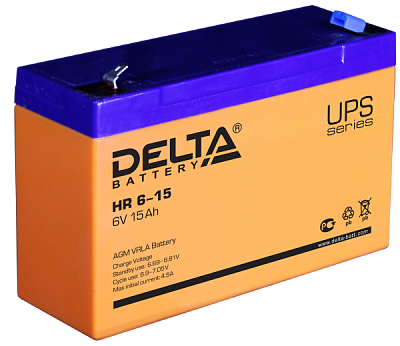 Аккумуляторная батарея Delta HR 6-15