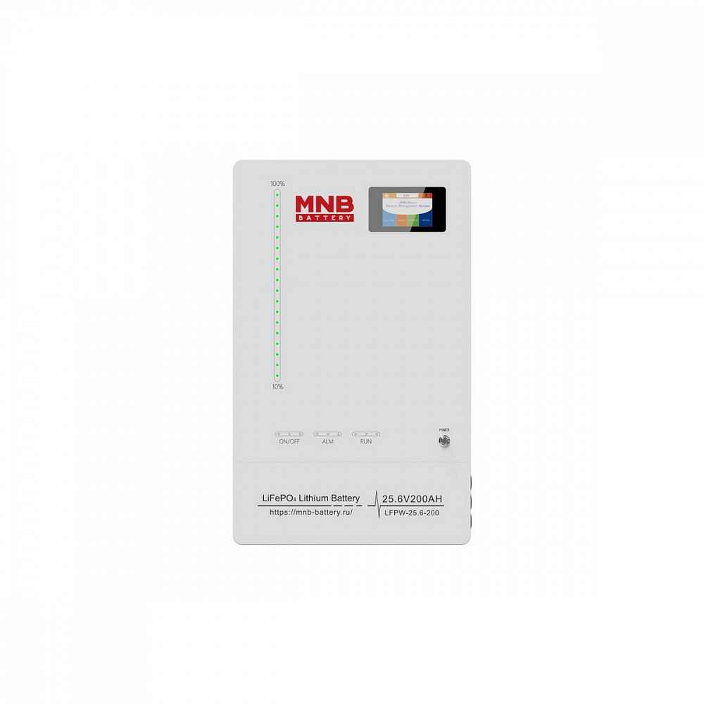 Аккумуляторная батарея MNB LFPW-25.6-200 LCD Touch (25.6В, 200 Ач, LiFePO4)