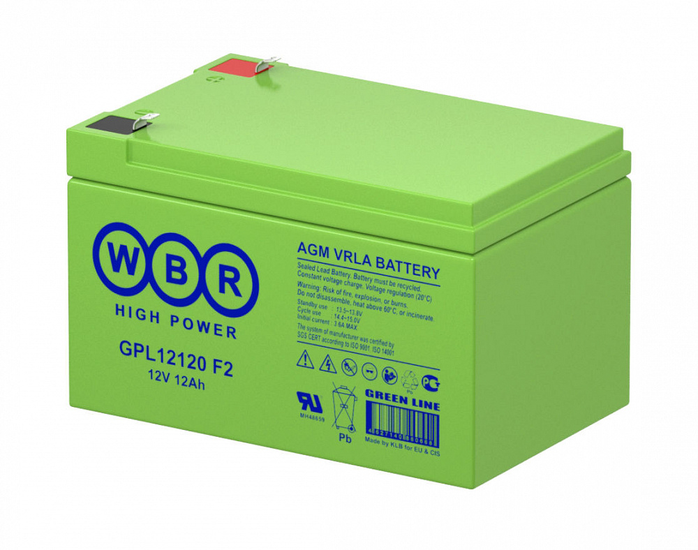 Аккумуляторная батарея WBR GPL12120