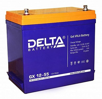 Аккумуляторная батарея Delta GX 12-55