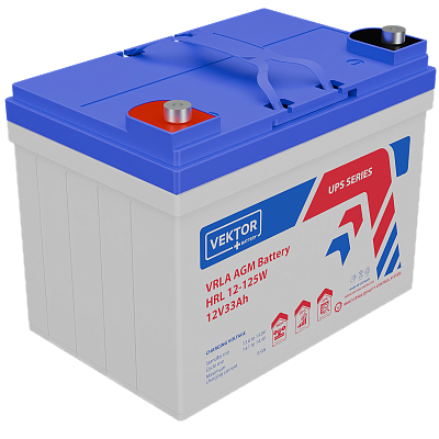 Аккумуляторная батарея Vektor Energy HRL 12-125W