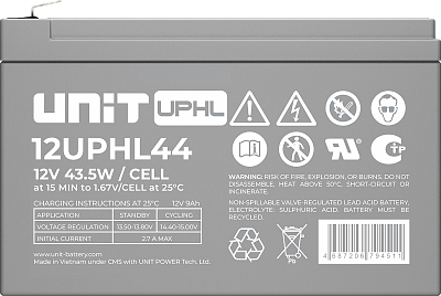 Аккумуляторная батарея UNIT 12UPHL44