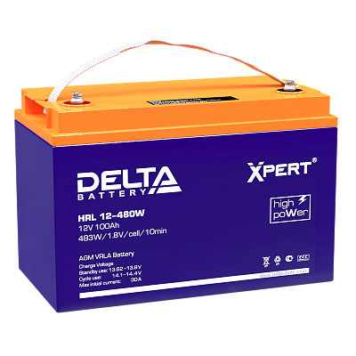 Аккумуляторная батарея DELTA HRL 12-480W