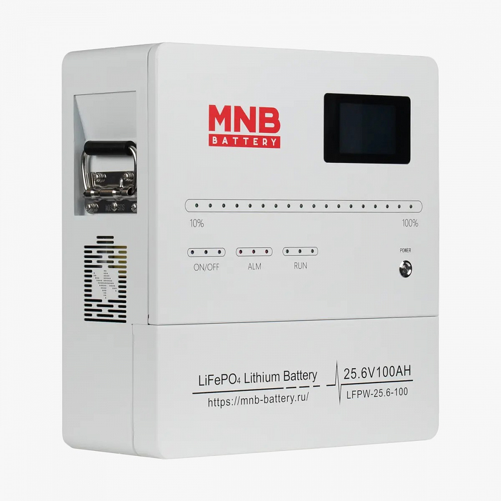 Аккумуляторная батарея MNB Battery LFPW-25.6-100 LCD Touch (25.6В, 100 Ач, LiFePO4)