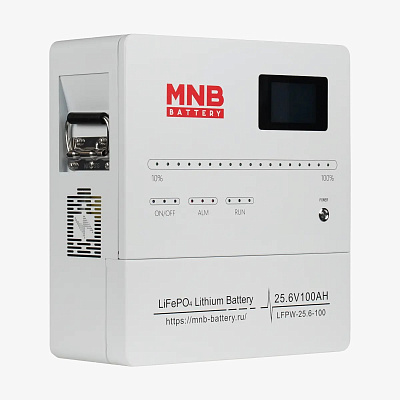 Аккумуляторная батарея MNB Battery LFPW-25.6-100 LCD Touch (25.6В, 100 Ач, LiFePO4)