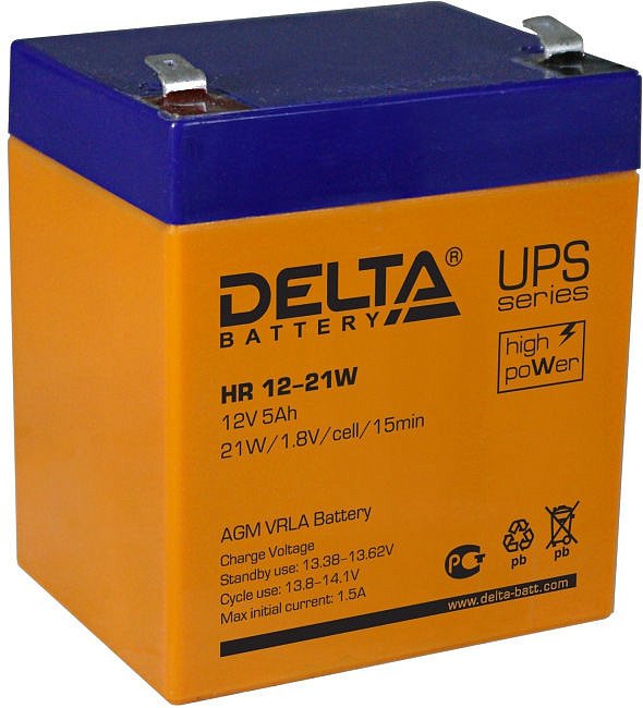 Аккумуляторная батарея DELTA HR 12-21W