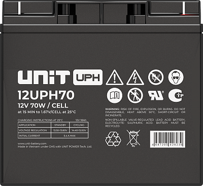 Аккумуляторная батарея UNIT 12UPH70