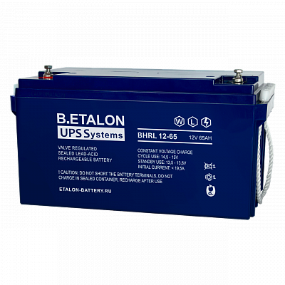 Аккумуляторные батареи ETALON BHRL 12-65